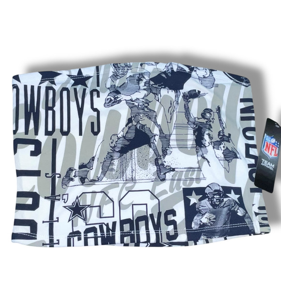 Dallas Cowboys Tube Top Womens Sz XL America's Team Football NFL x Forever21 - Picture 8 of 11